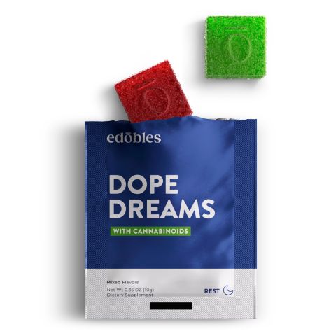 Dope Dreams Gummy Pouch - D9, CBD, CBN, Melatonin - Thumbnail 1