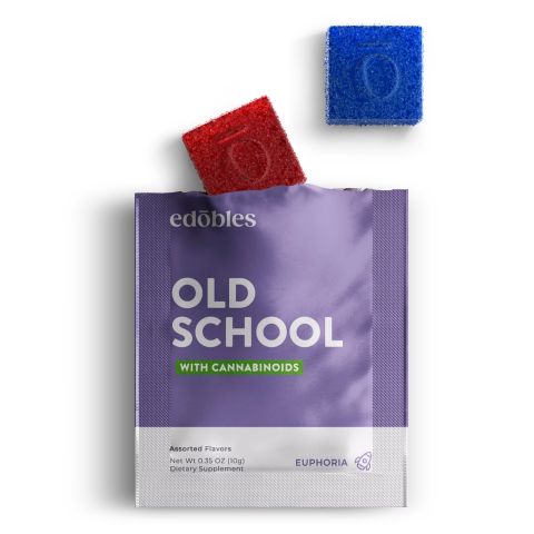 Old School Gummy Pouch - D9, CBD - Thumbnail 1